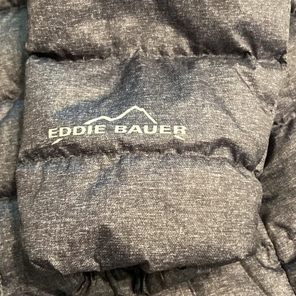 Eddie Bauer Women Down Jacket size S EB650 color gray/bluish 100% nylon BNWOT - Picture 14 of 16